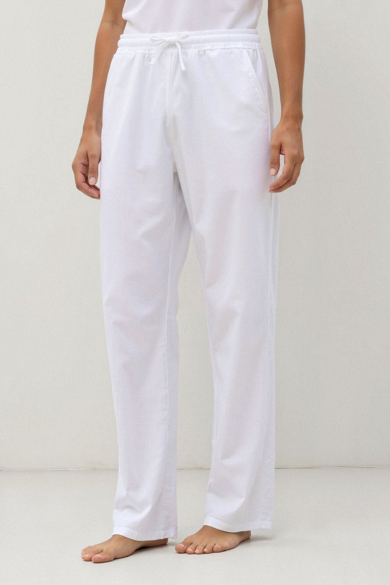 Diego | Pantalones Hombre Algodón-Lino Tiro Ajustable