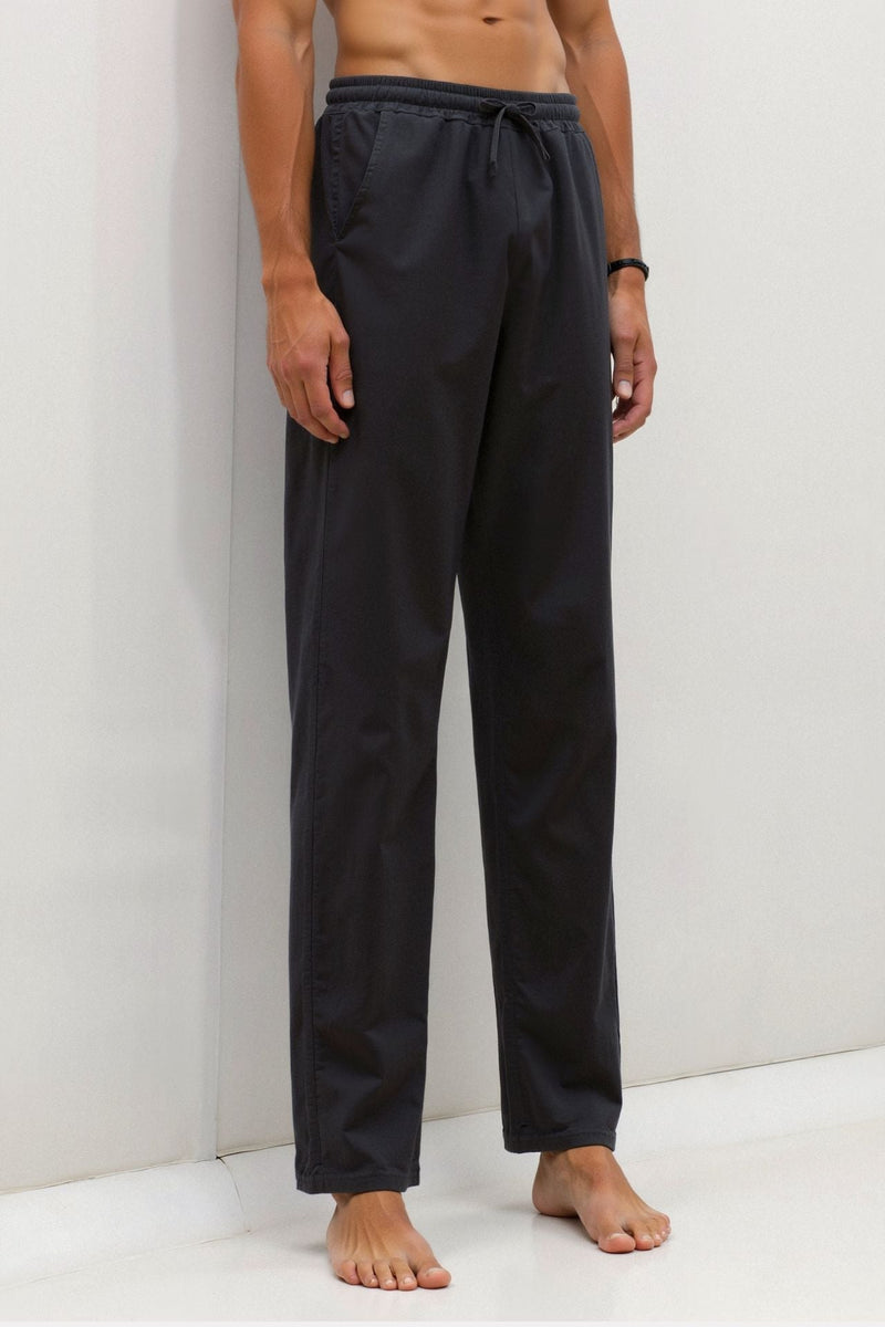 Diego | Pantalones Hombre Algodón-Lino Tiro Ajustable
