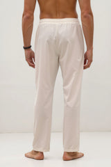 Diego | Pantalones Hombre Algodón-Lino Tiro Ajustable
