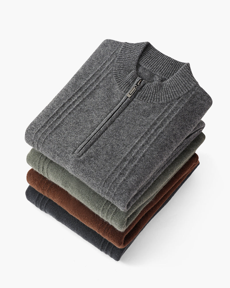 Pedri | Suéter Medio Cierre Cashmere