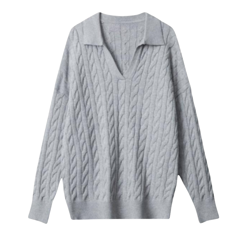 Natalie | Suéter con Cuello Camisero