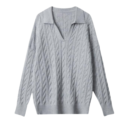 Natalie | Suéter con Cuello Camisero