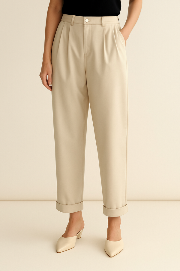 María | Pantalones Tiro Alto Mujer