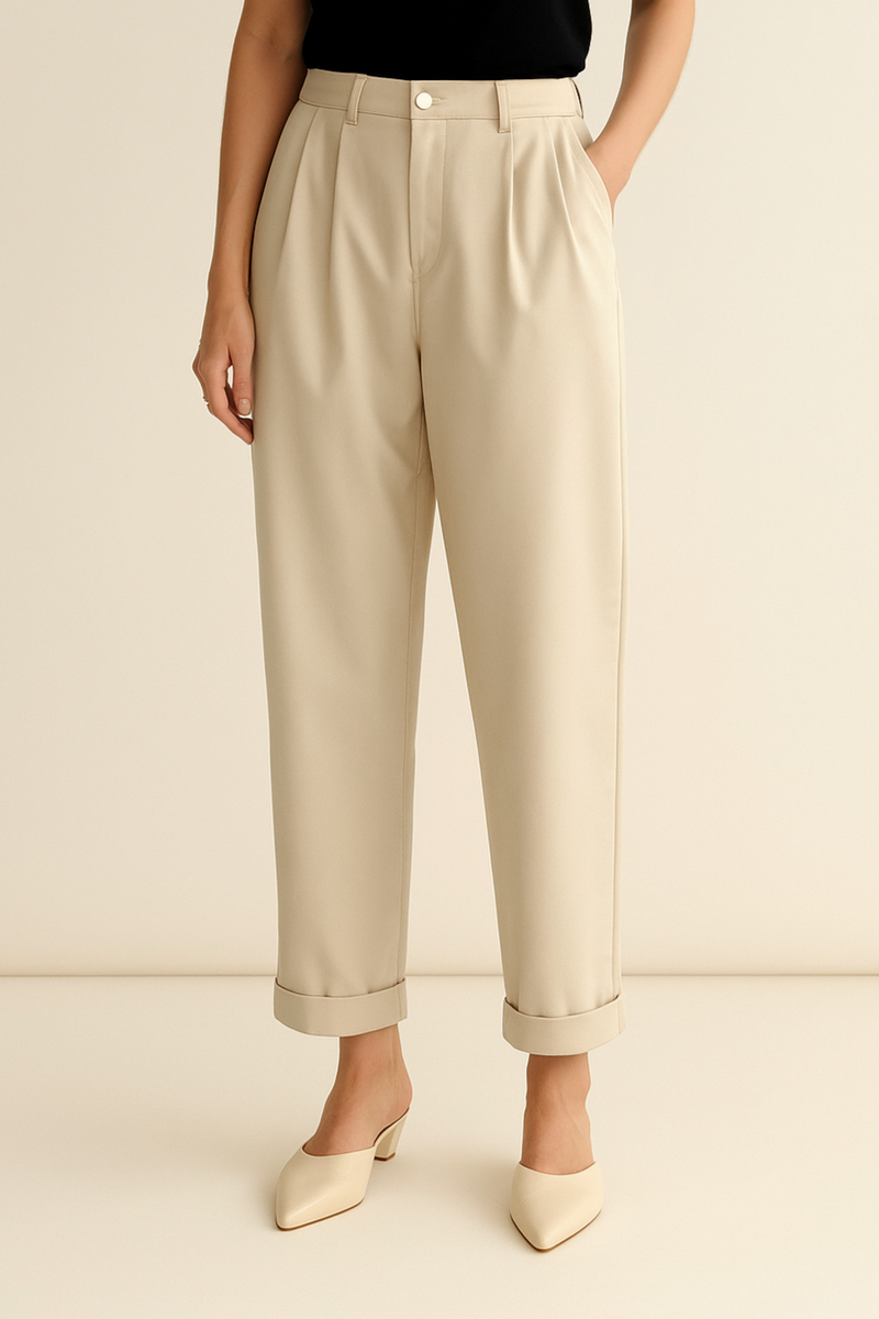 María | Pantalones Tiro Alto Mujer