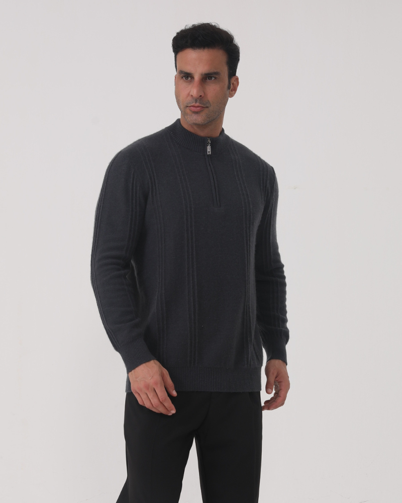 Pedri | Suéter Medio Cierre Cashmere