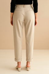 María | Pantalones Tiro Alto Mujer