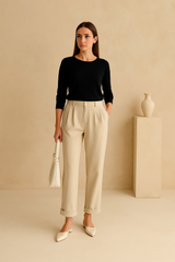 María | Pantalones Tiro Alto Mujer