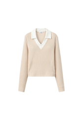 Sophia | Suéter Polo Slim de Lana