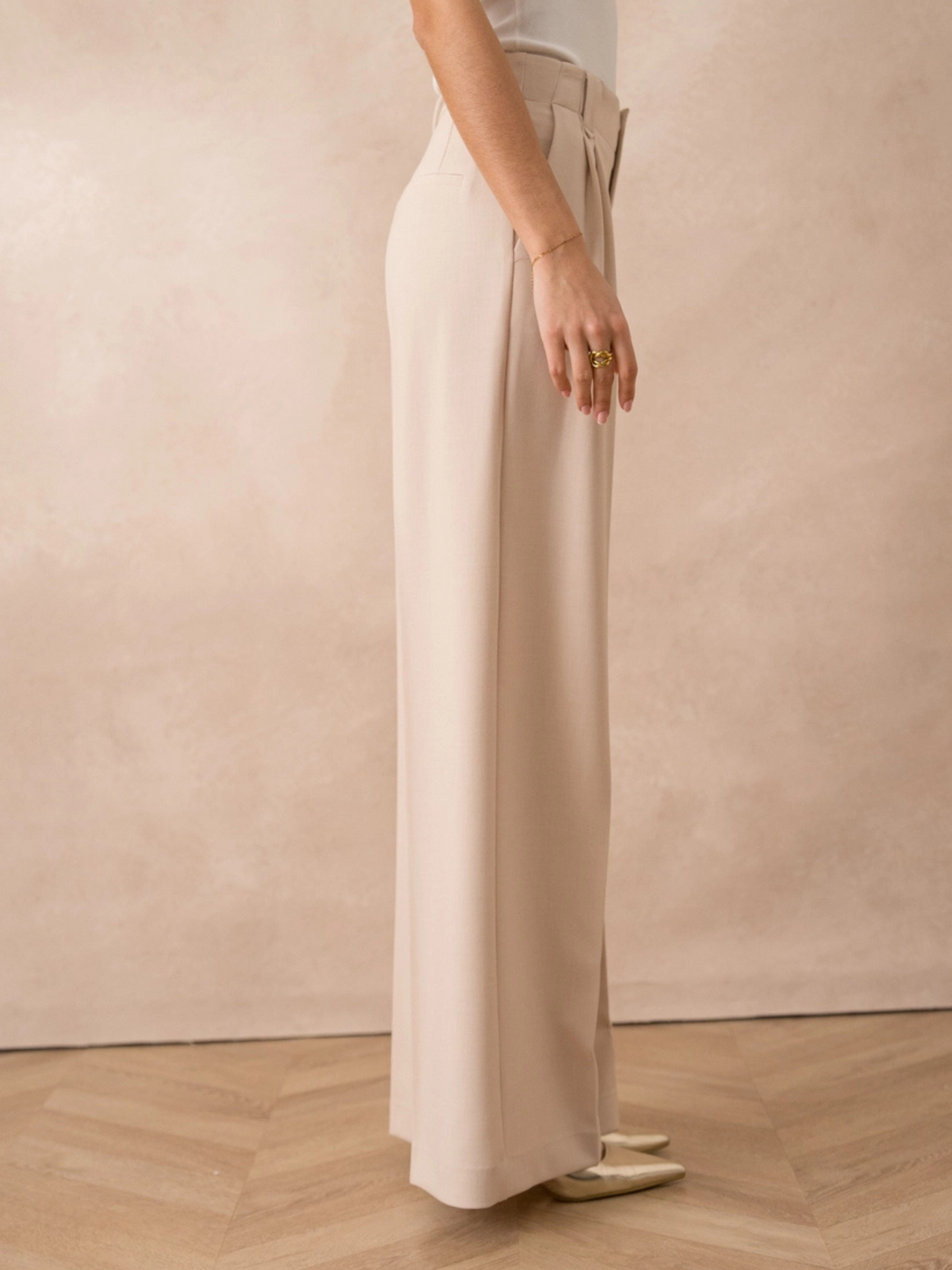 Elina | Pantalón Palazzo Cintura Alta