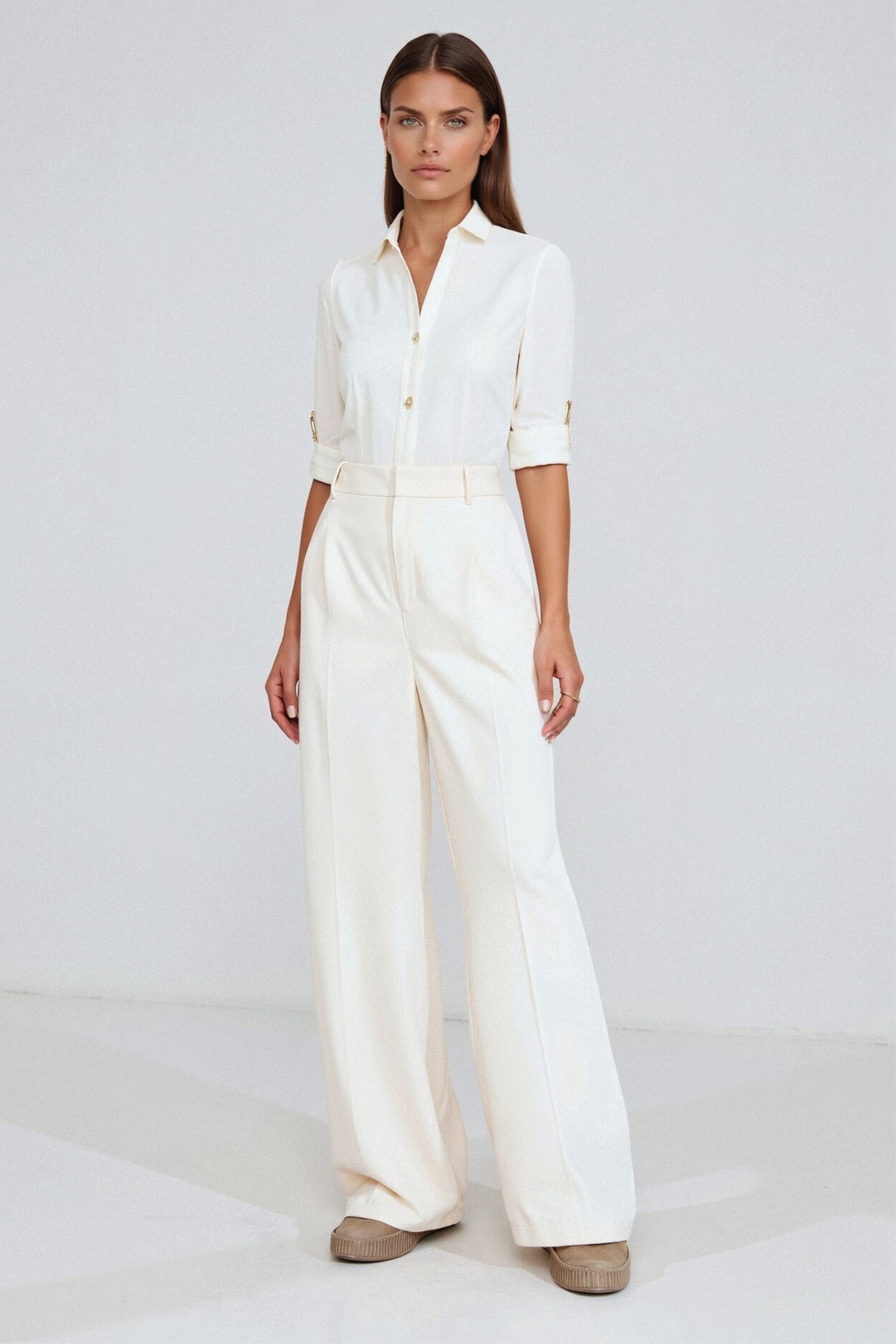 Isabella | Pantalón Palazzo Cintura Alta