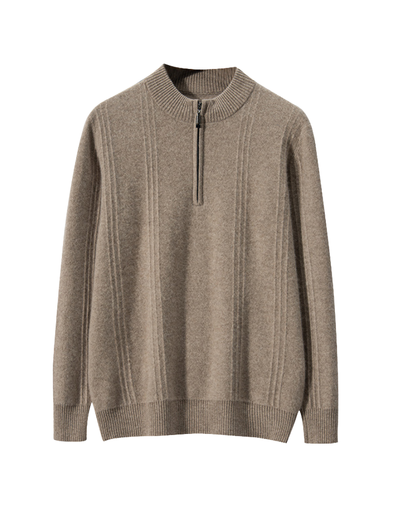 Pedri | Suéter Medio Cierre Cashmere