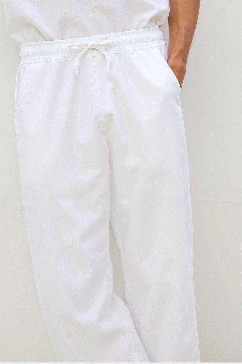 Diego | Pantalones Hombre Algodón-Lino Tiro Ajustable
