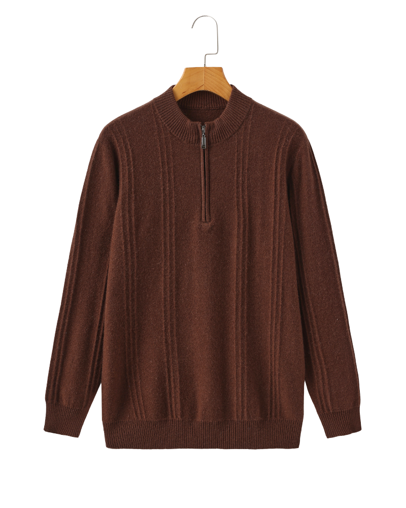 Pedri | Suéter Medio Cierre Cashmere