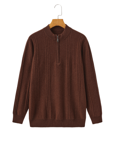 Pedri | Suéter Medio Cierre Cashmere