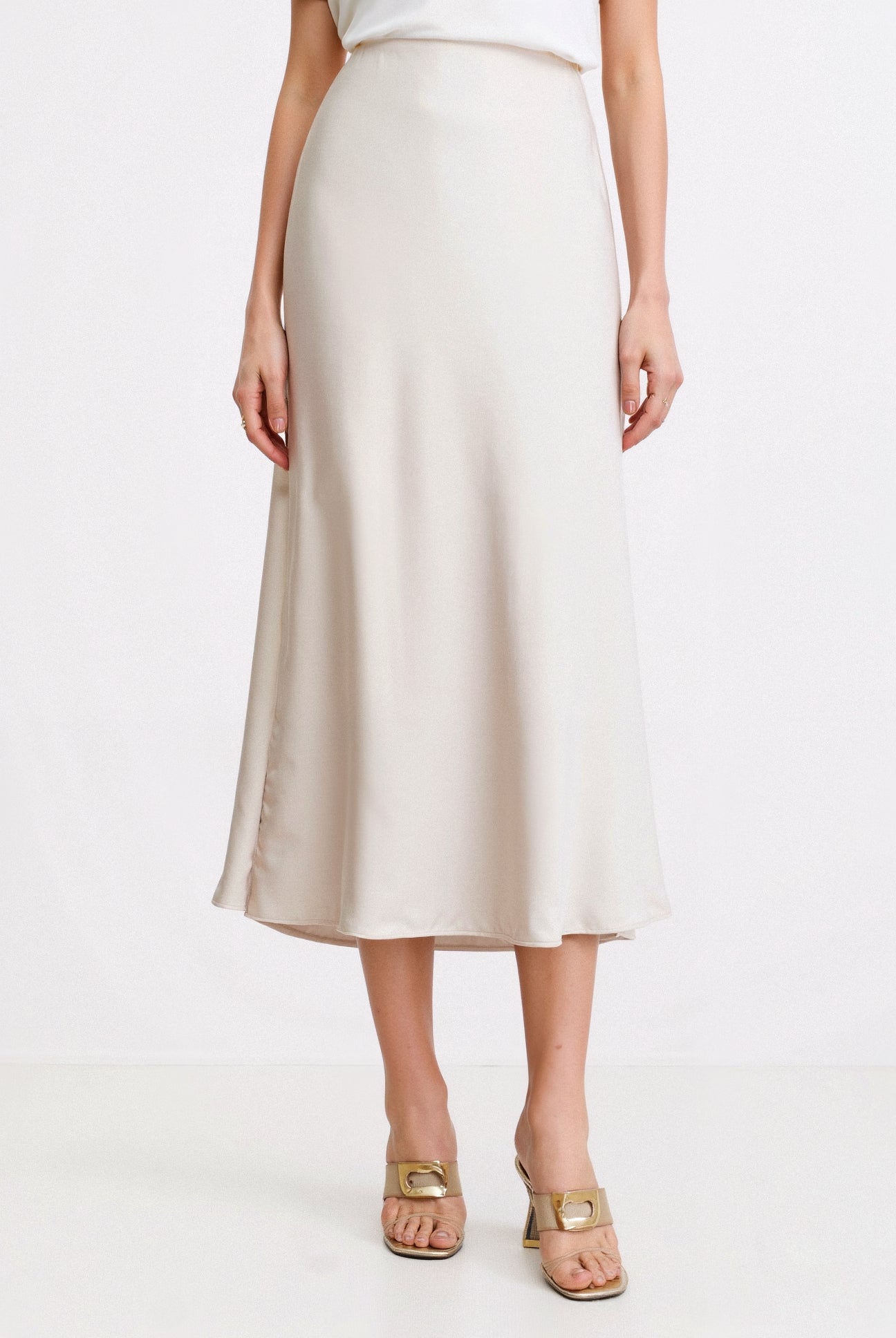 Camila | Falda Midi Cintura Alta