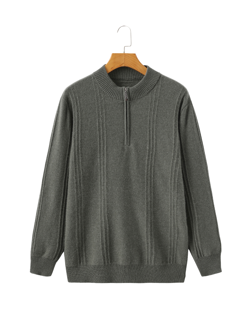 Pedri | Suéter Medio Cierre Cashmere