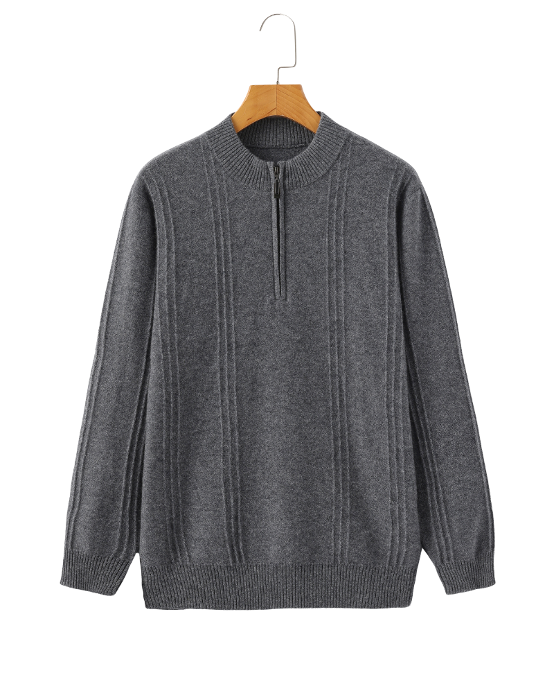 Pedri | Suéter Medio Cierre Cashmere